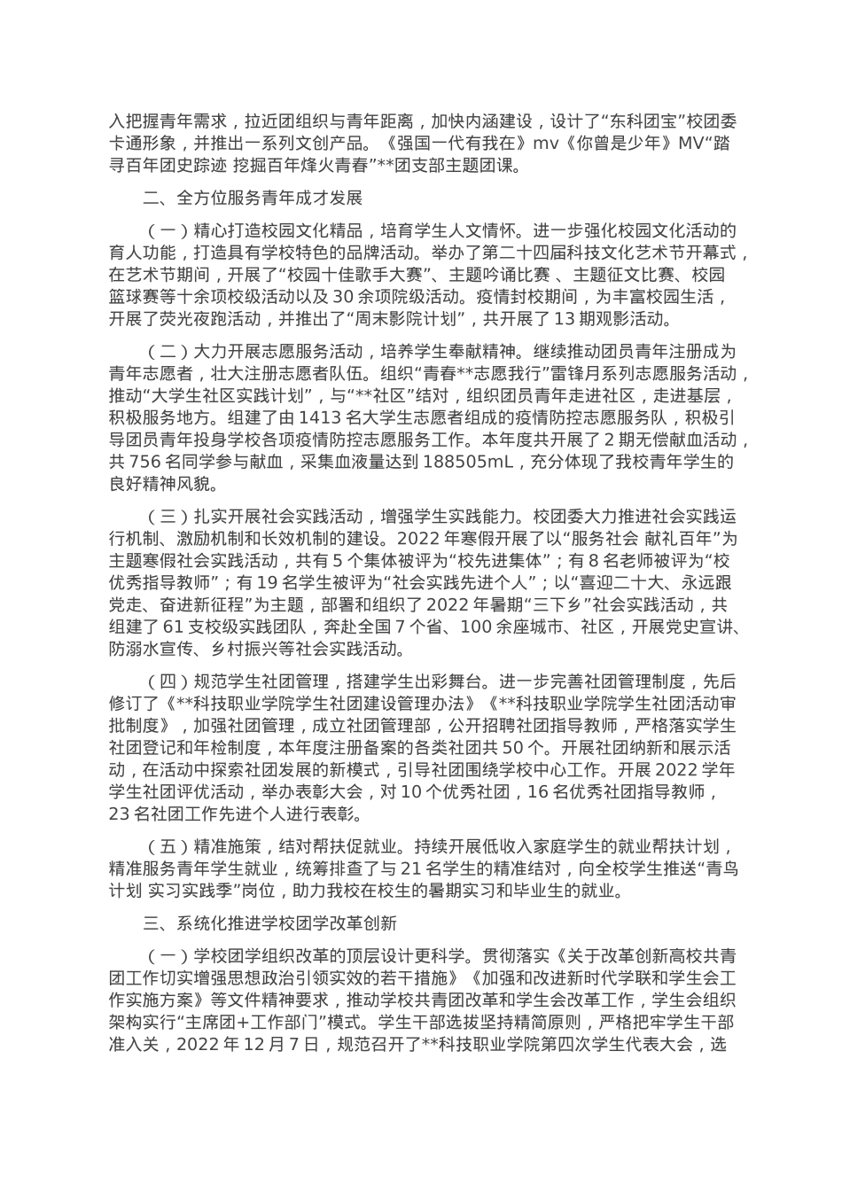 职业学院2022年共青团工作总结.doc_第2页