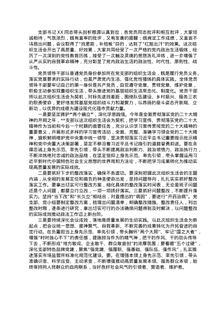 2022年度基层党支部组织生活会总结讲话.doc