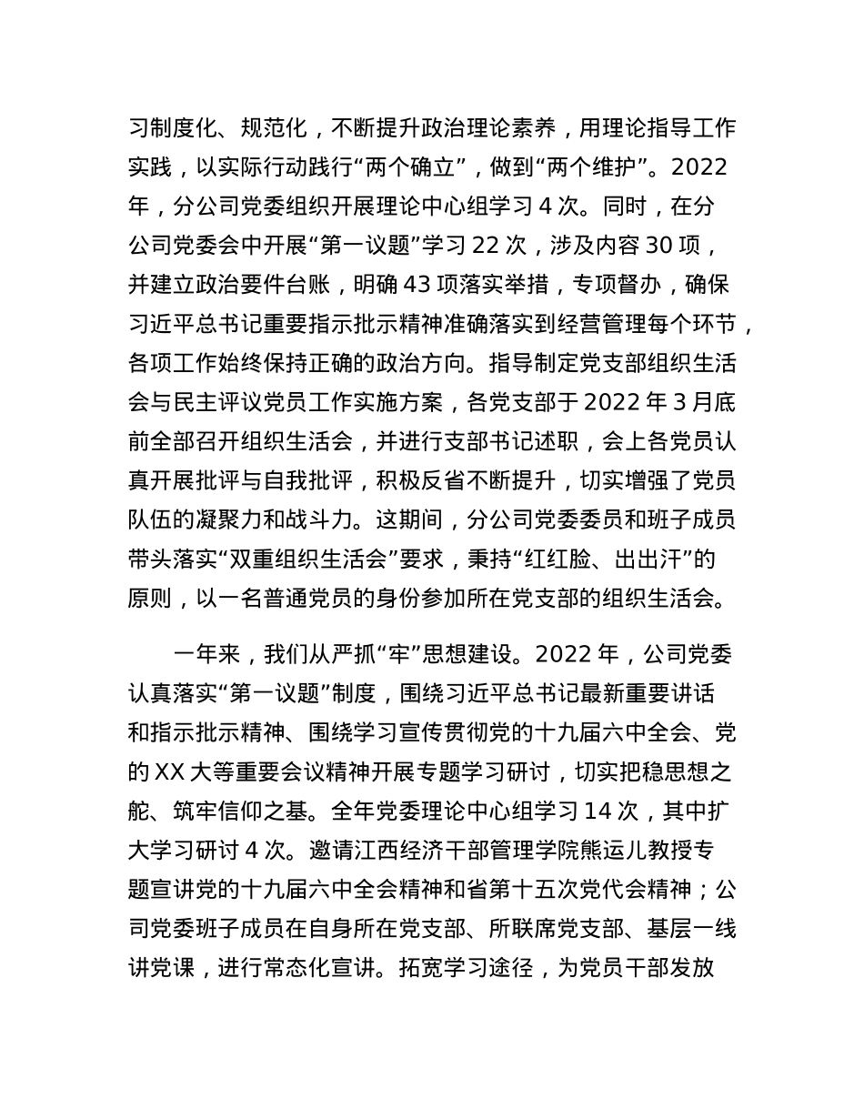 国有企业在2023年全面从严治党工作会议上的讲话.docx_第3页