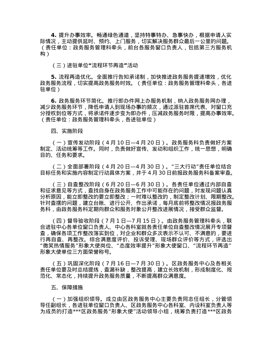 打造政务服务“形象大使”活动方案.docx_第2页