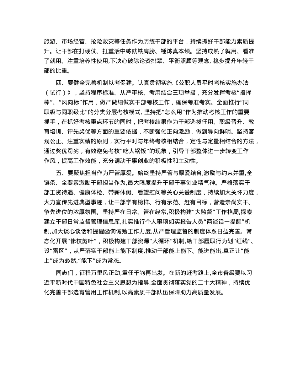 在全市干部队伍建设工作会议上的讲话.docx_第2页