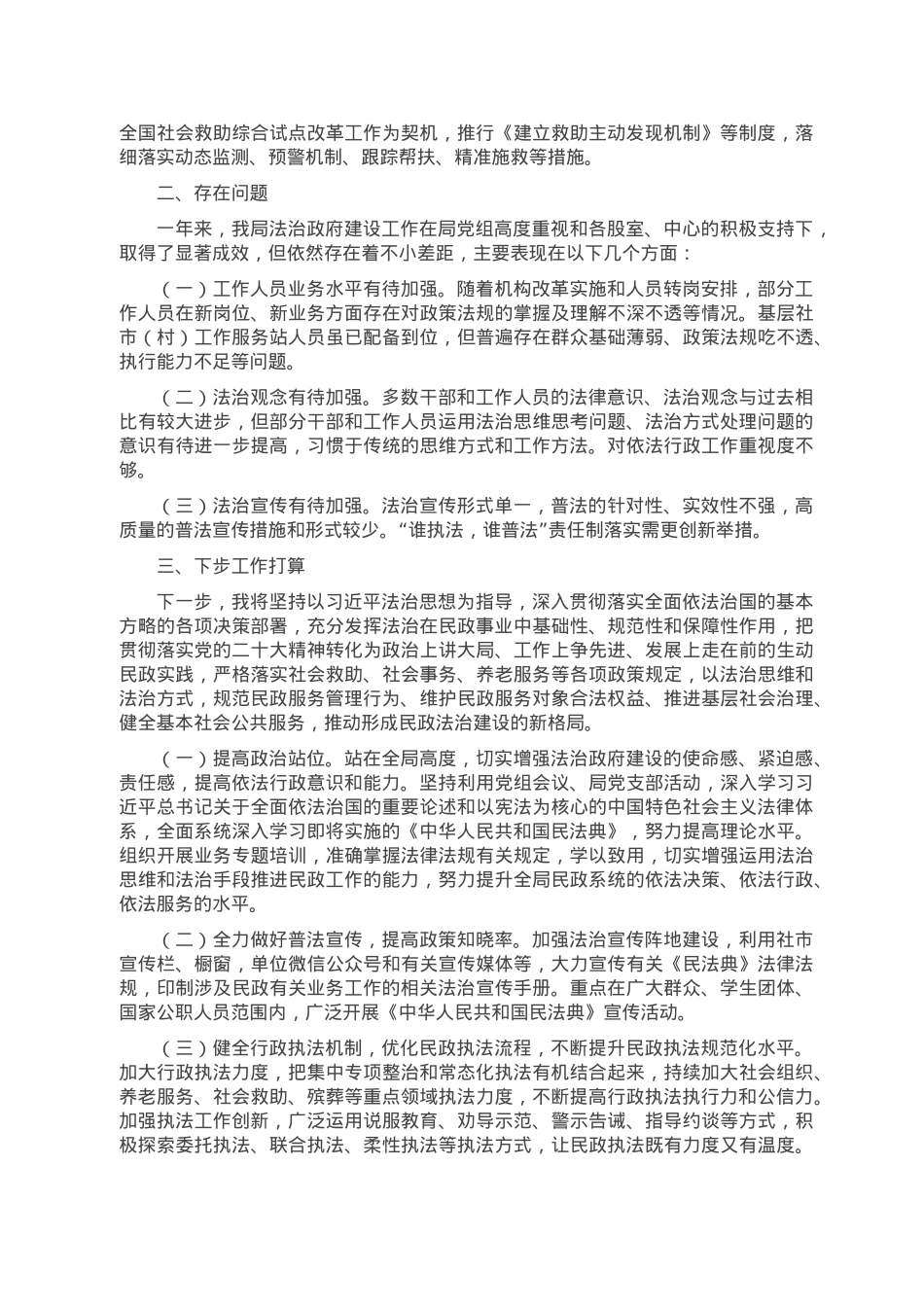 2022年市局主要负责人推进法治建设第一责任人述法报告.doc_第2页
