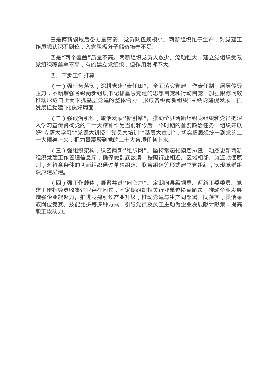 两新组织工委书记抓基层党建工作述职报告.doc_第2页