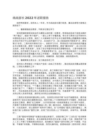 统战部长2022年述职报告.doc