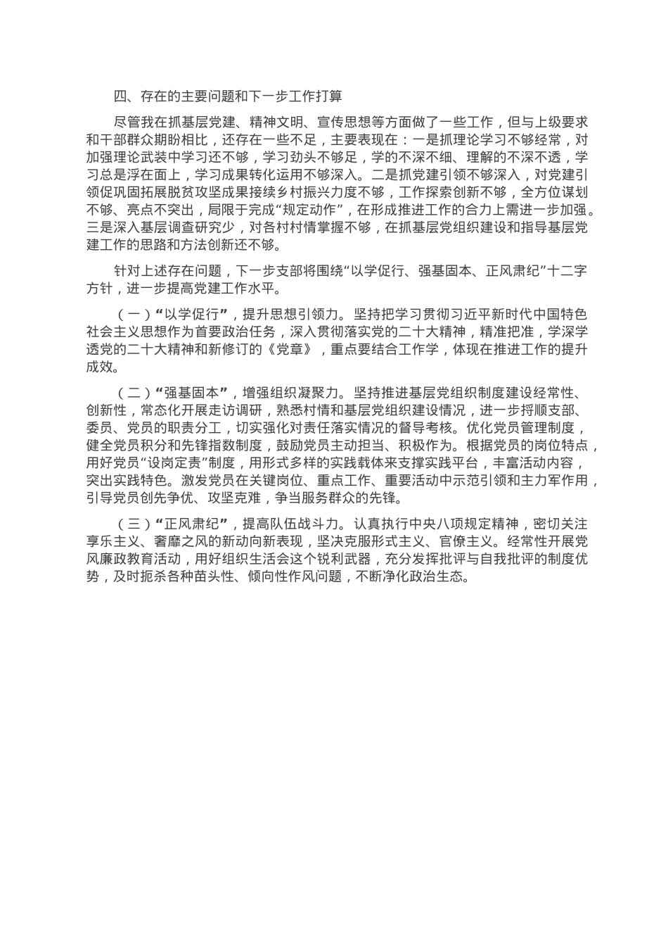 乡镇挂职党委副书记2022年度述职述廉报告.doc_第3页