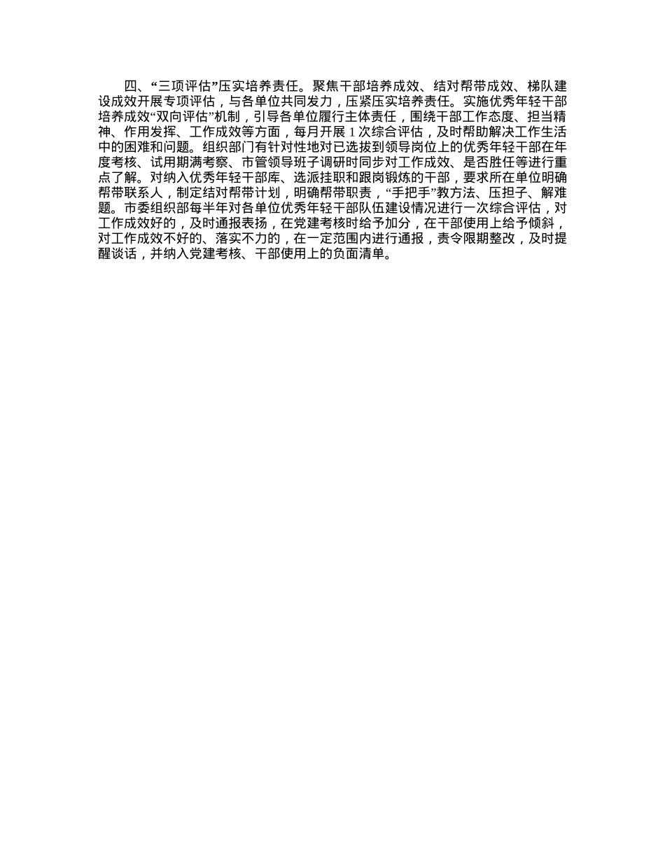 年轻干部培养使用工作经验交流材料.docx_第2页