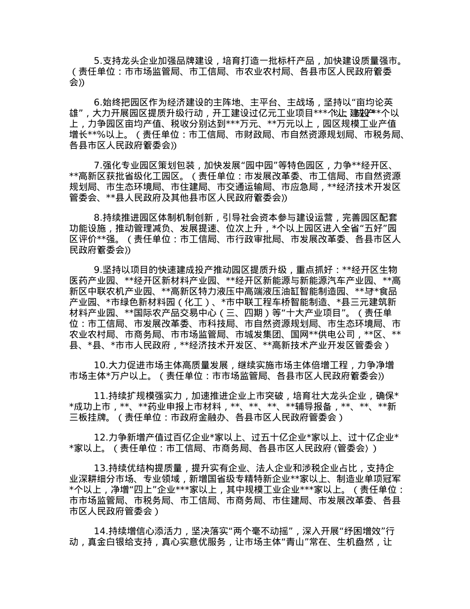 市人民政府2023年工作责任清单.docx_第2页