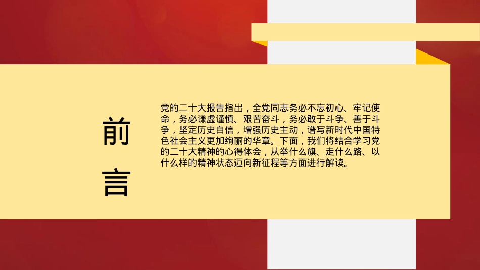 二十大宣讲党课讲稿：全面准确学习领会精神（ppt）.pptx_第2页