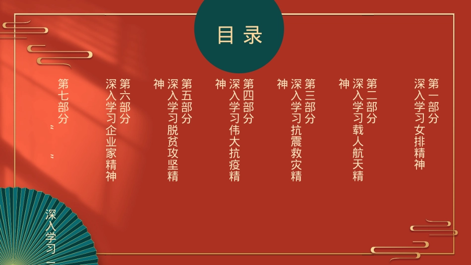 主题党课模板：弘扬伟大精神+书写时代华章（ppt）.pptx_第3页
