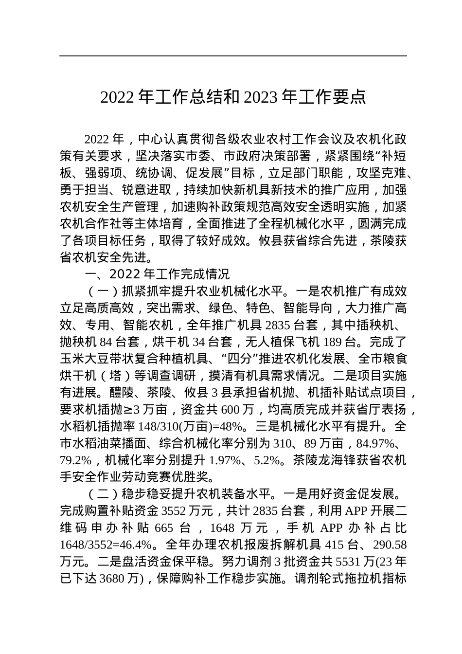 2022年工作总结和2023年工作要点汇编（3篇）.docx_第2页