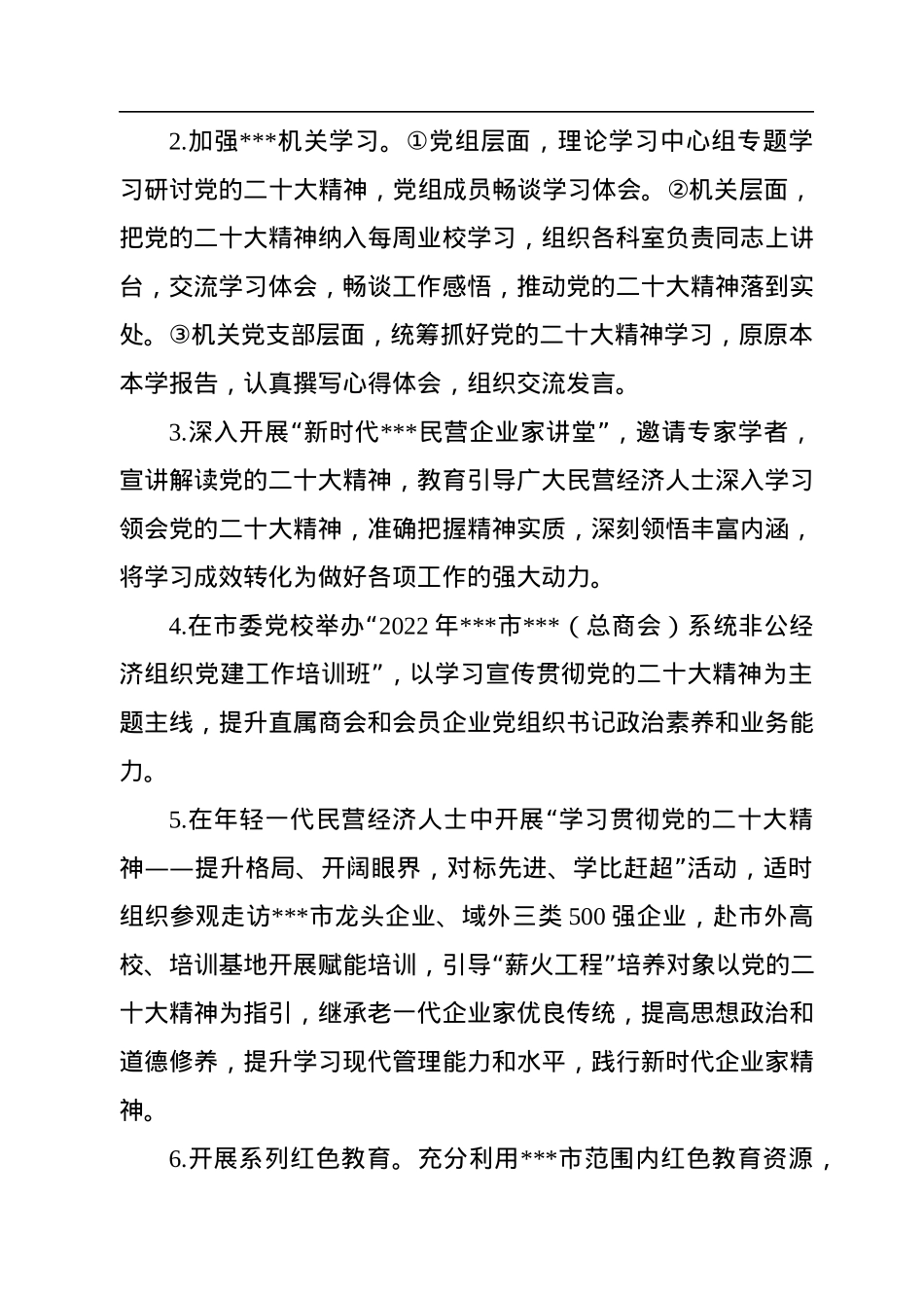 市工商联学习宣传贯彻党的二十大精神活动方案.docx_第2页