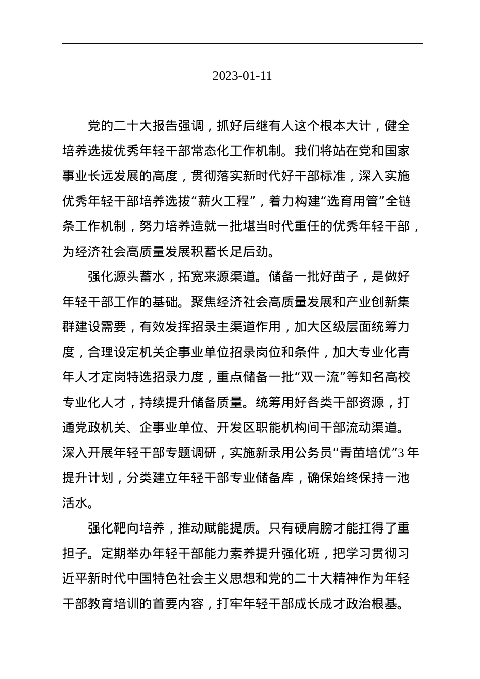 组织部长言论汇编（14篇）（20221201-20230111）.docx_第2页