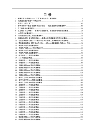个人集体先进事迹合集汇编85篇.docx