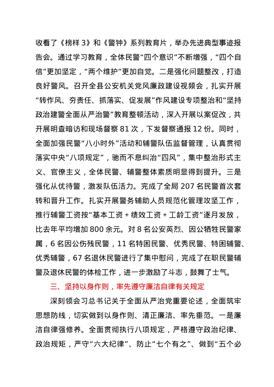 副县长兼公安局局长2020年述职述廉报告.doc_第3页