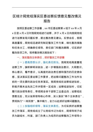 落实巡察反馈意见整改情况总结报告（统计）.doc