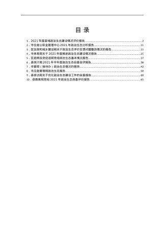 政治生态分析报告10篇.docx