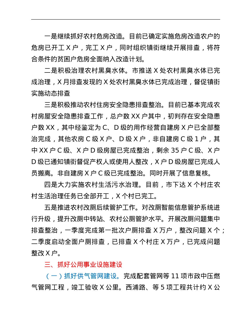 住建局各项工作进展情况汇报.Doc_第2页