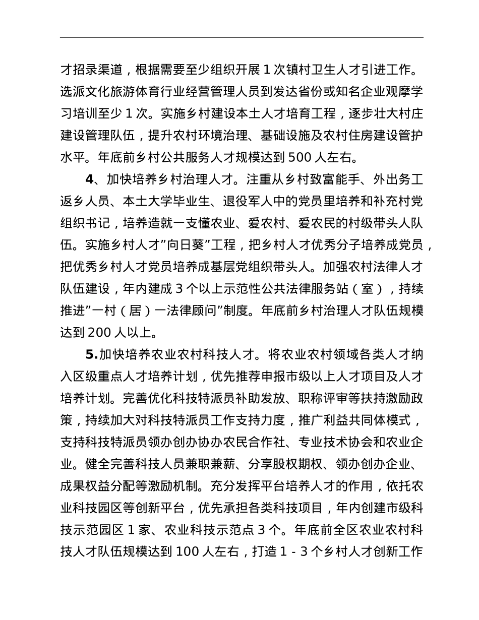 2022年区推进乡村人才振兴工作计划.Doc_第3页