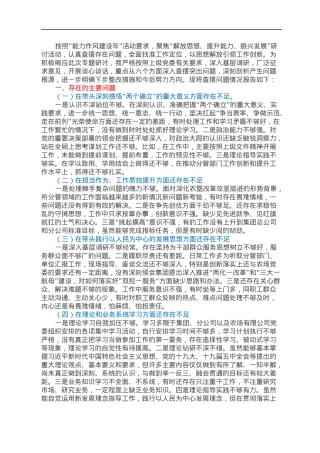 “深入查摆问题、回应急难愁盼”专题会议发言提纲.docx
