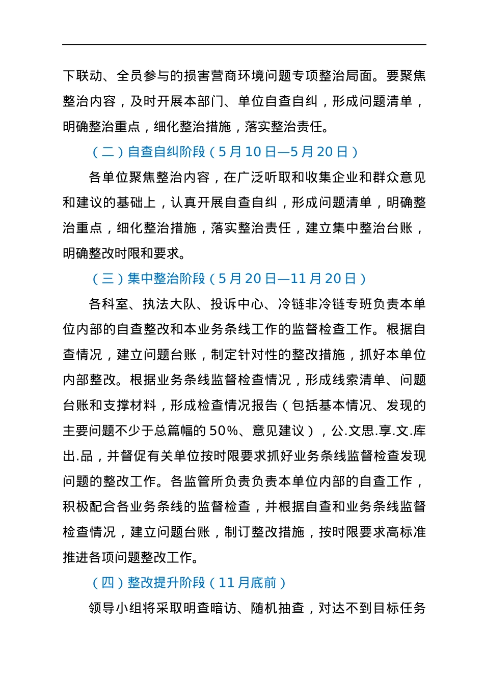××区市场监管部门损害营商环境问题专项整治工作实施方案.docx_第3页