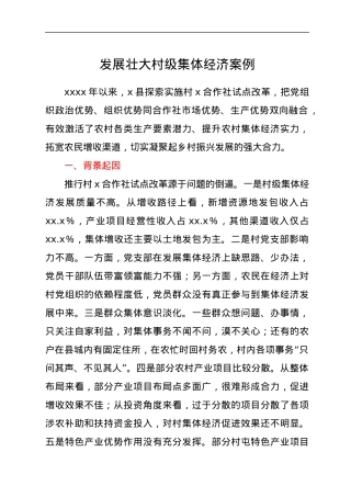 发展壮大村级集体经济案例.docx
