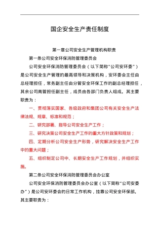 国企安全生产责任制度.docx