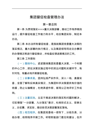 集团督促检查管理办法.docx
