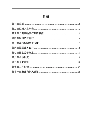 xx县人民政府工作规则（2022）.docx