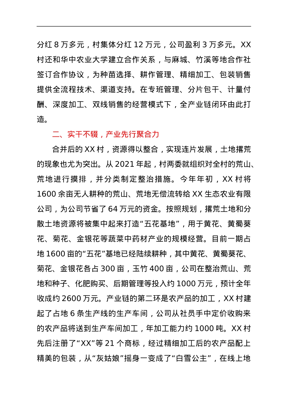 党建引领乡村振兴拉练重点项目情况汇报.docx_第2页