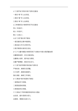 “队伍建设”经验写作提纲30例-1.doc