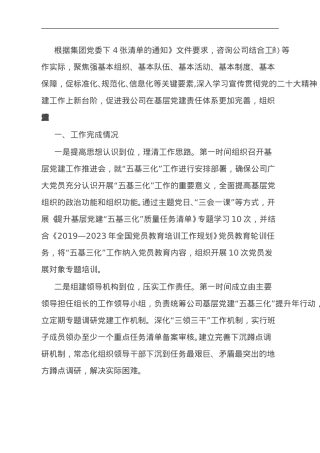 公司2023年基层党建工作情况汇报.doc