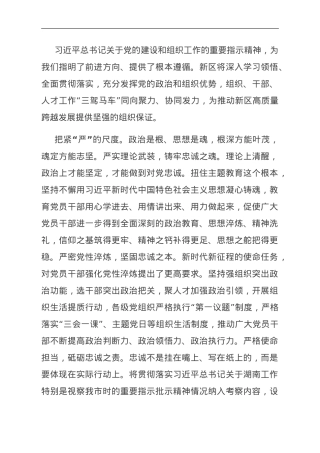 研讨发言：在护航高质量发展中彰显组工担当作为.doc