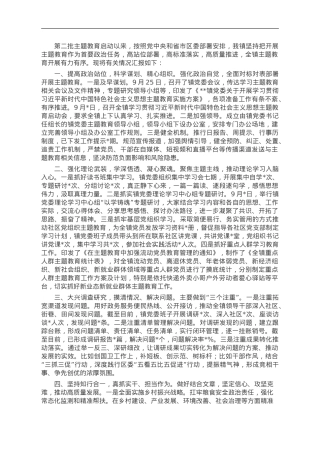 主题教育开展情况汇报.doc