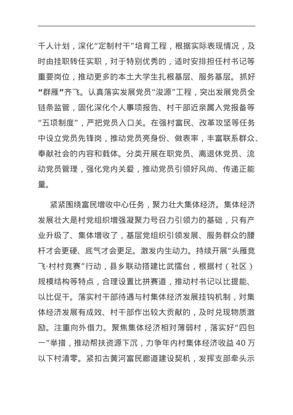 在全市党建引领乡村振兴观摩推进会上的汇报发言.doc_第3页