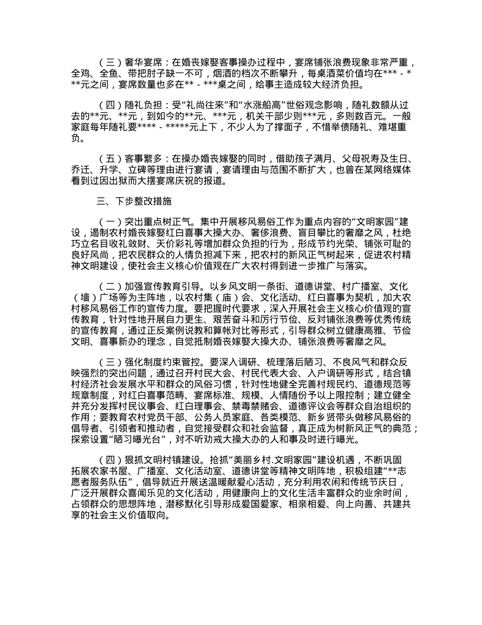 关于“推进移风易俗树立文明乡风”工作总结.docx_第2页