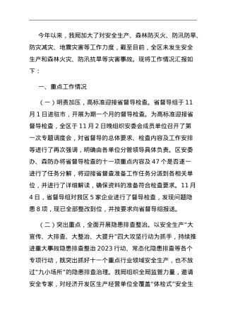 区应急管理局关于2023年工作总结及2024年重点工作谋划.doc