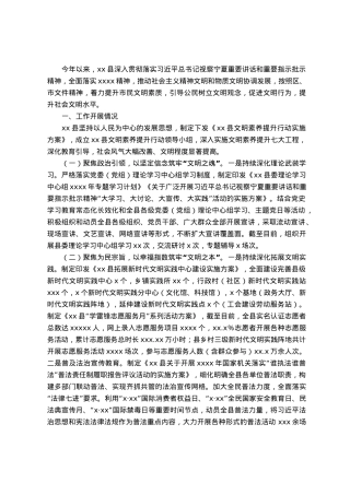 县文明素养提升行动工作总结.docx