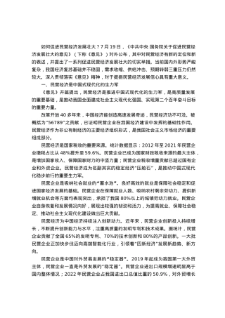 党课讲稿：多措并举提振民营经济发展信心.docx