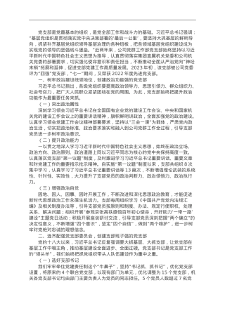 公司先进党支部典型材料.doc