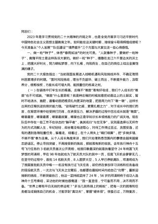 公安局长主题教育专题党课.doc