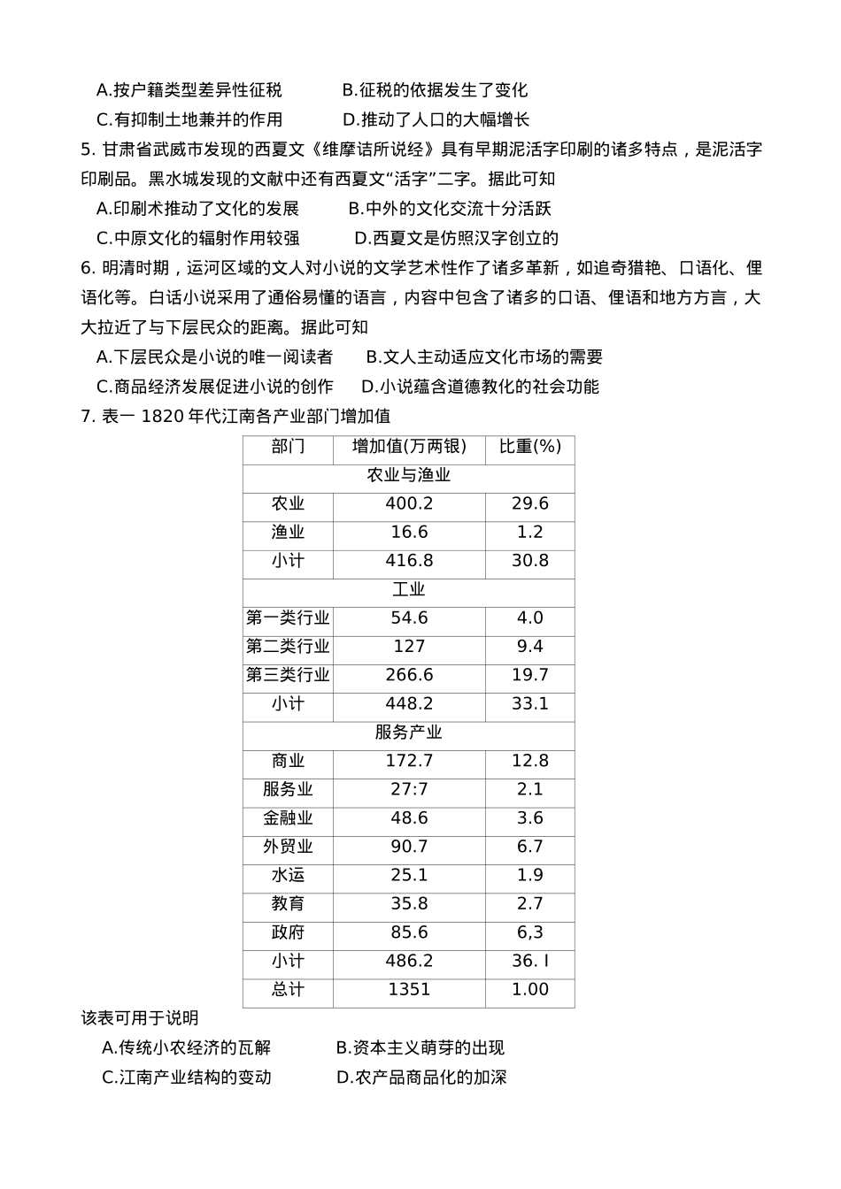 辽宁省丹东市五校协作体2024-2025学年高三上学期12月月考试题 历史 Word版含答案.docx_第2页