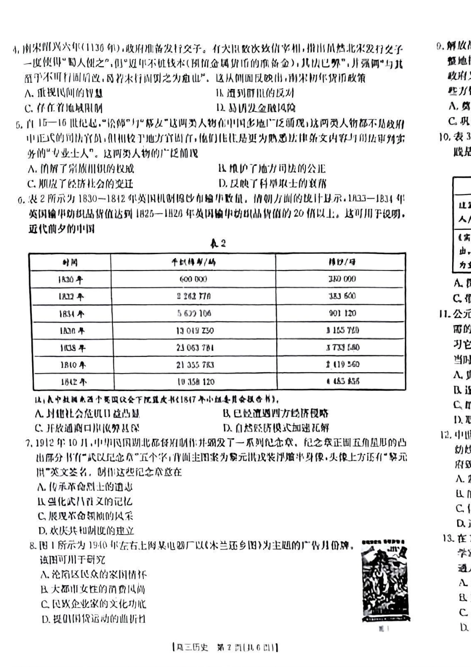青海省金太阳2025届高三12月联考历史.pdf_第2页