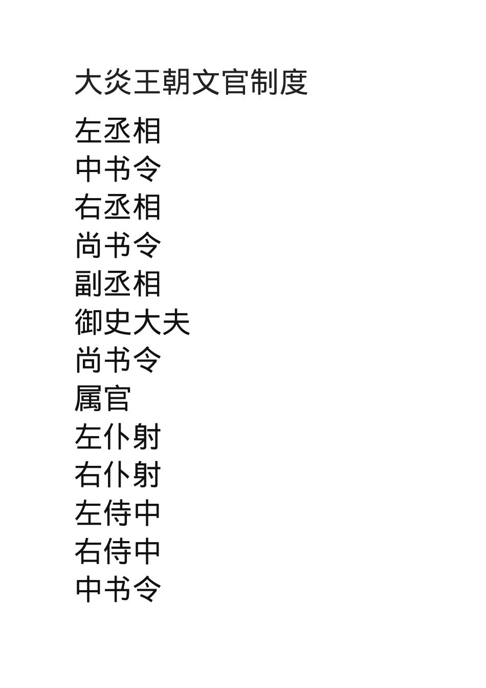 大炎王朝文官制度.docx_第1页