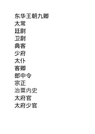 东华王朝九卿文档.docx