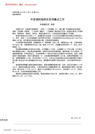 2024.12中至镇抓细抓实各项重点工作_本报通讯员__张燕.docx