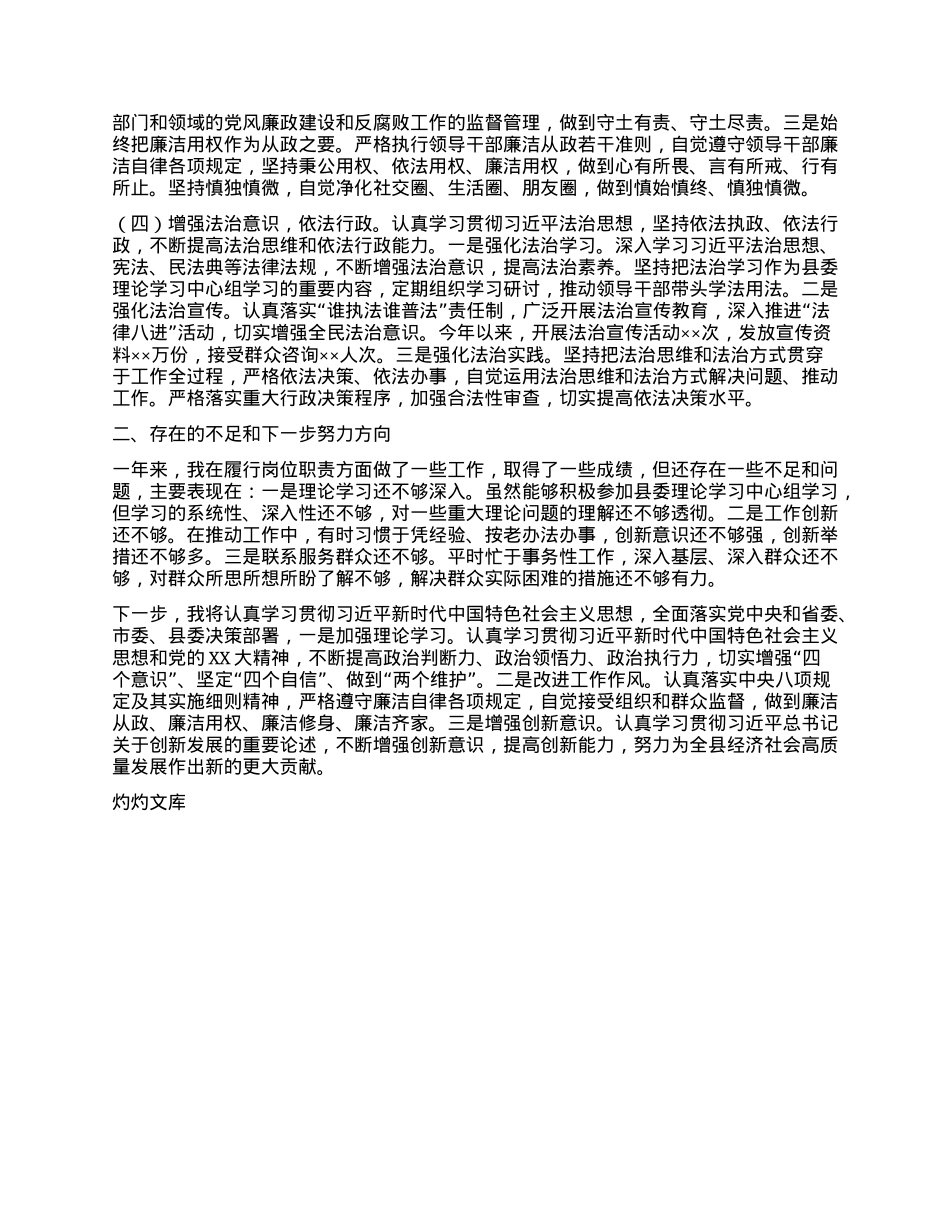 年度述职述学述廉述法报告.docx_第2页