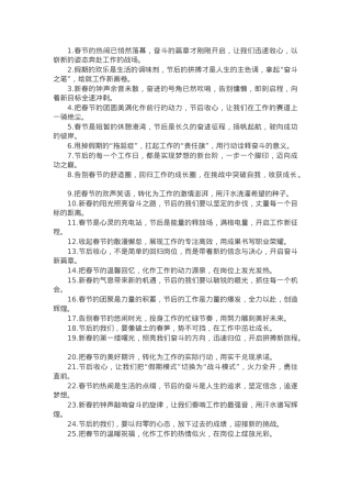 春节后收心工作动员会讲话金句40例.docx