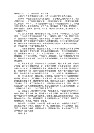 2025工作会议表态发言.docx