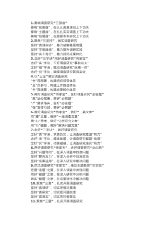 “调查研究”经验写作提纲20例.docx