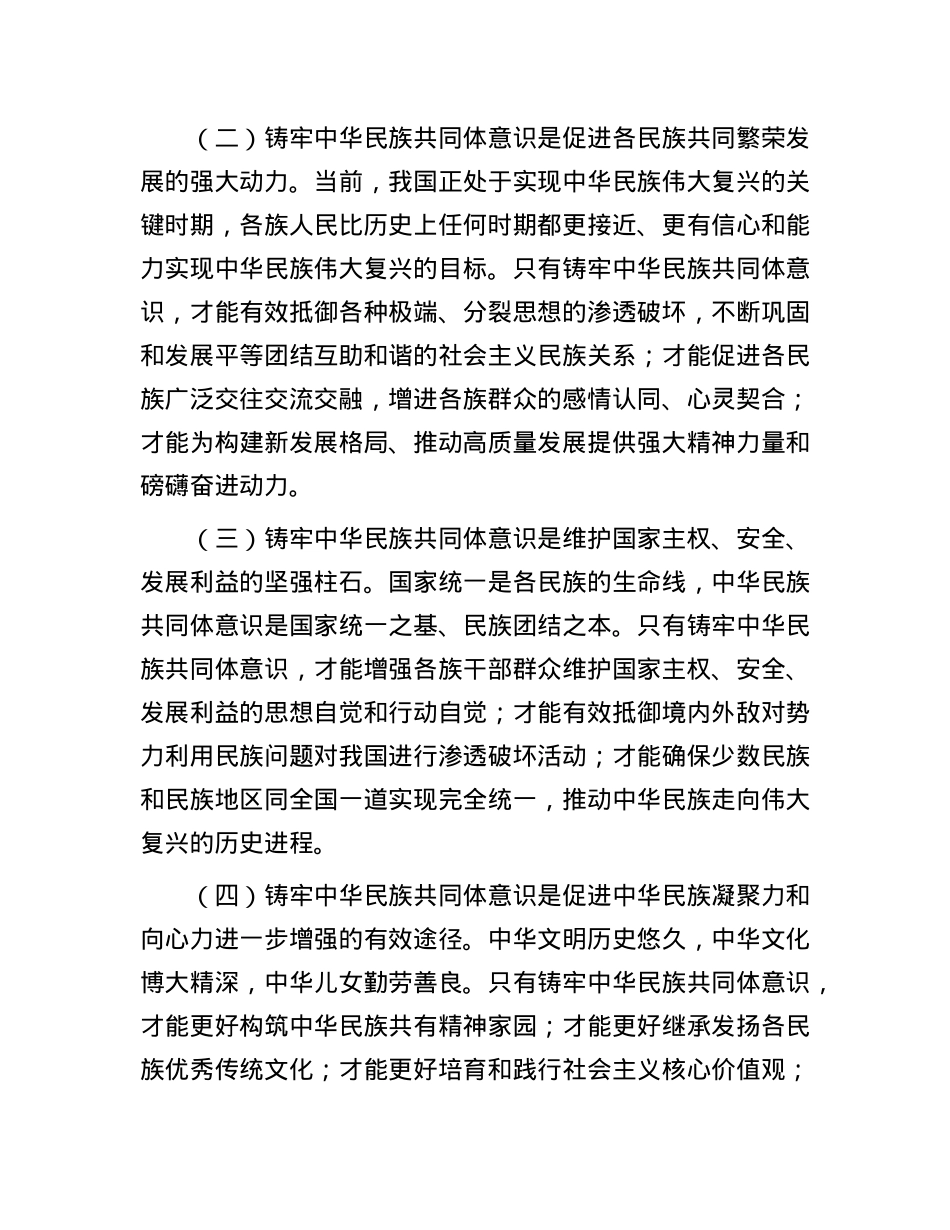 市委领导班子学习铸牢中华民族共同体意识交流发言.docx_第2页